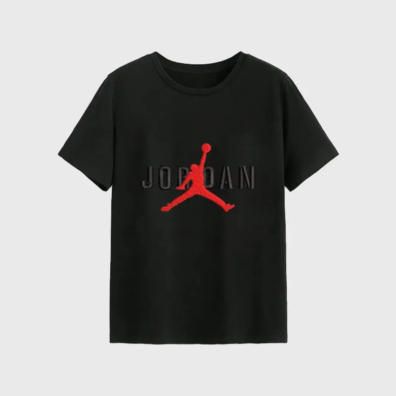 Custom Embroidered Black T shirt