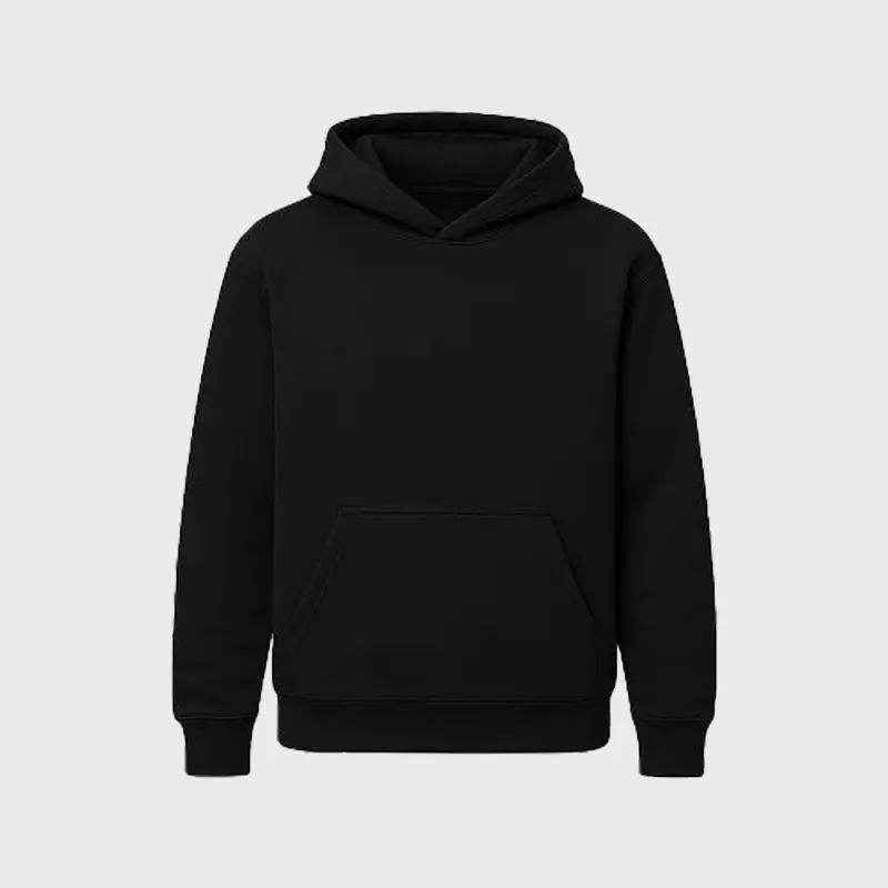 Custom Embroidered Black Hoodie