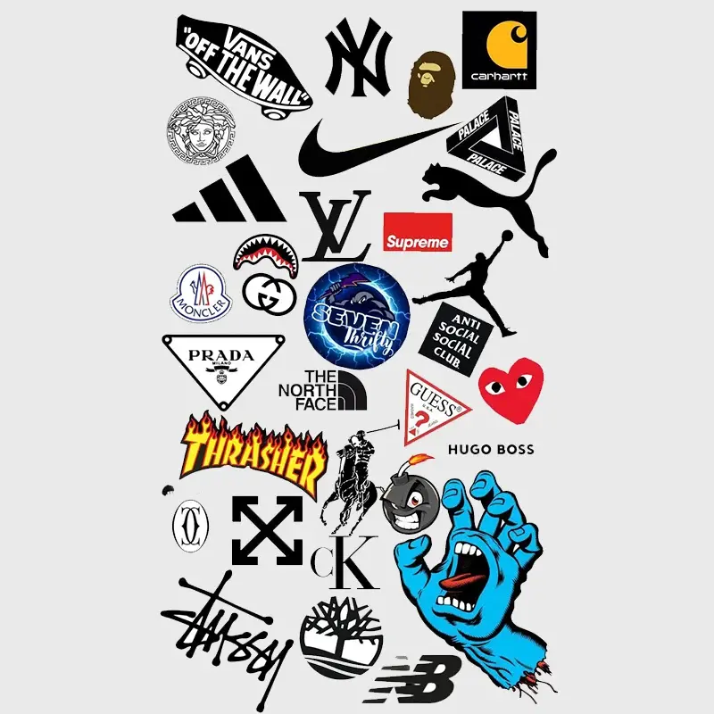 Brand Logo Style UV DTF Sticker