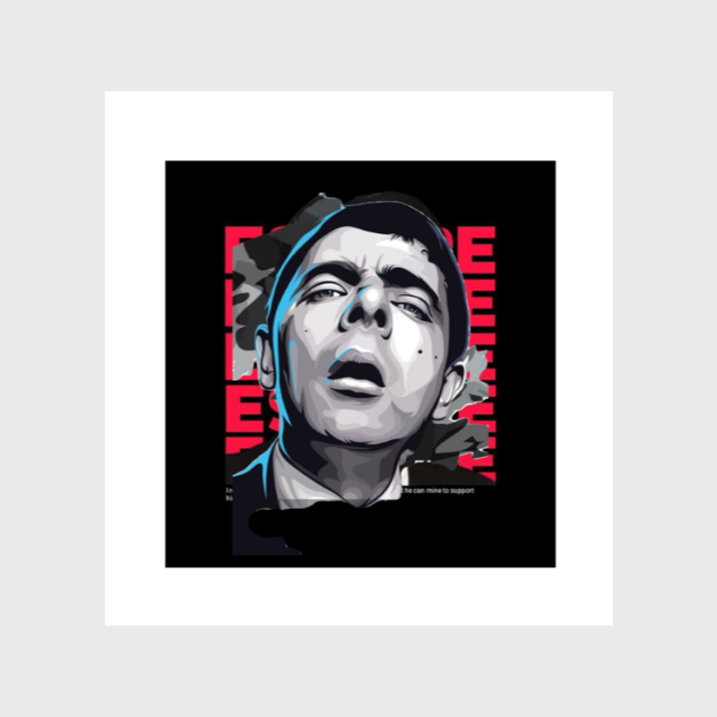 Mr. Bean Artistic DTF Design