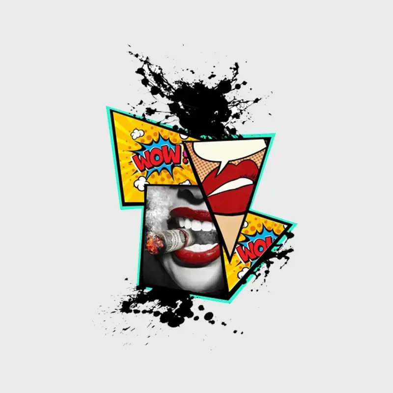 Urban Pop Explosion – Comic Style DTF Design
